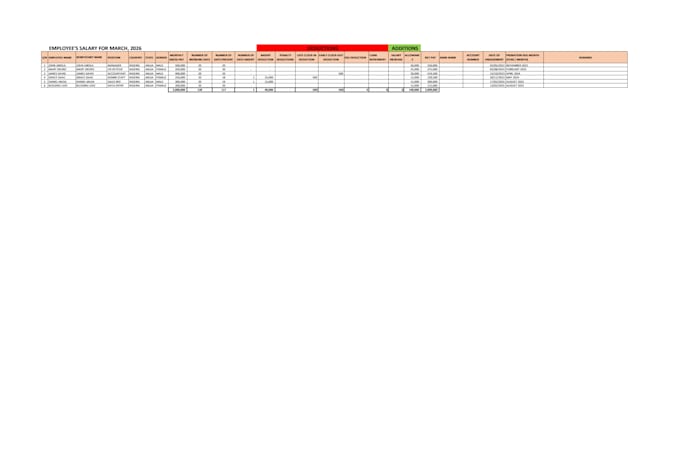 create, manage, and organize excel spreadsheets and payroll